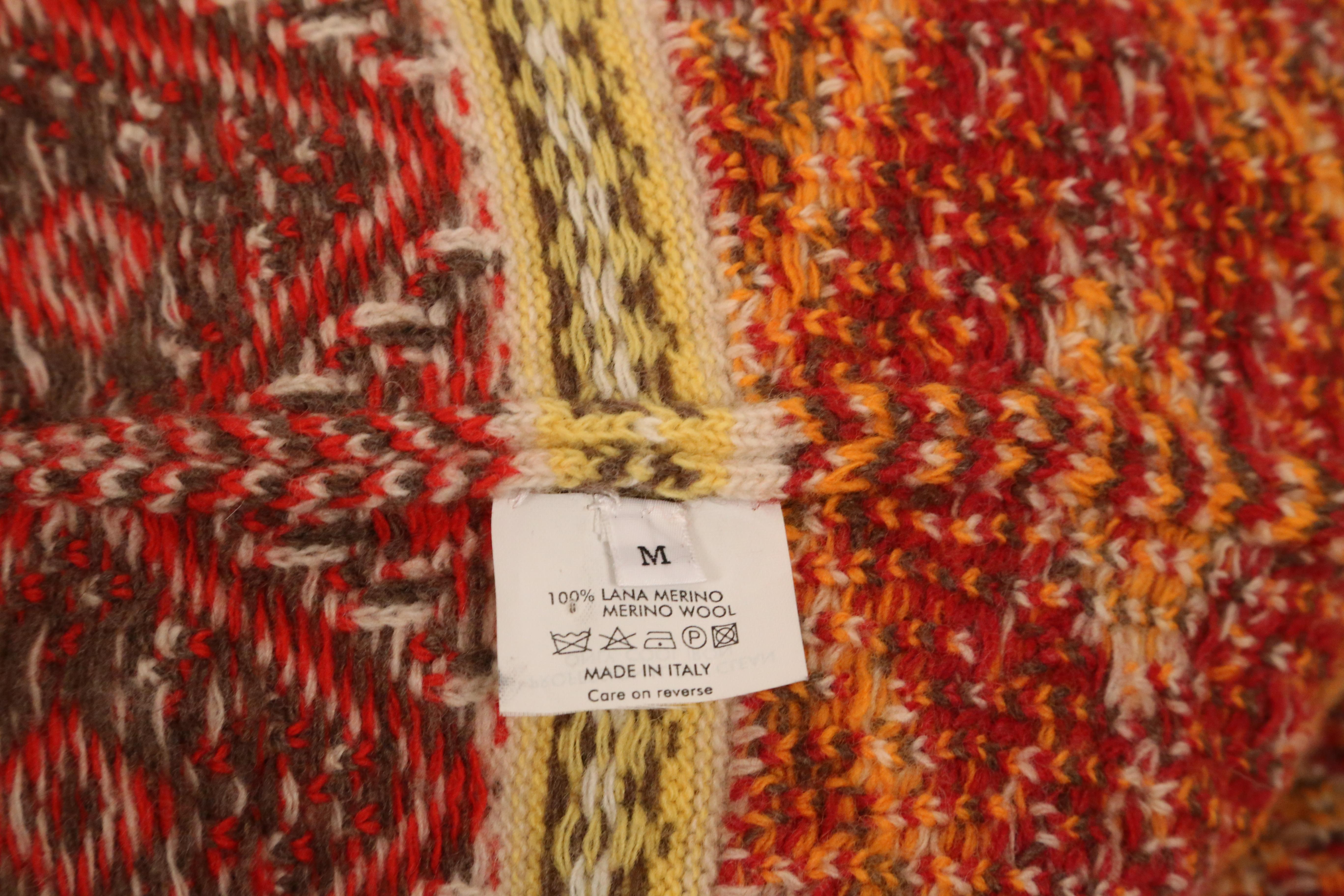 2005 ALEXANDER MCQUEEN runway fair isle RUNWAY pull coat en vente 4