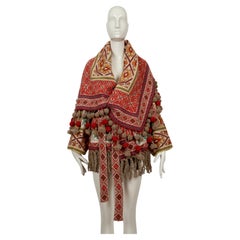 Antique 2005 ALEXANDER MCQUEEN runway fair isle RUNWAY sweater coat