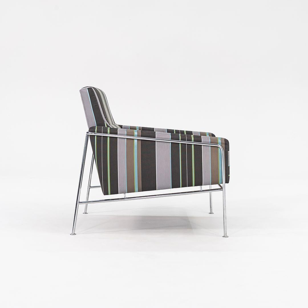 Modern 2005 Arne Jacobsen for Fritz Hansen Series 3300 Easy Lounge Chairs, 2x Available For Sale