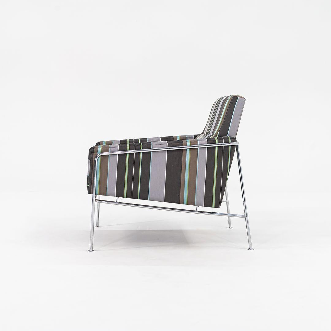 European 2005 Arne Jacobsen for Fritz Hansen Series 3300 Easy Lounge Chairs, 2x Available For Sale