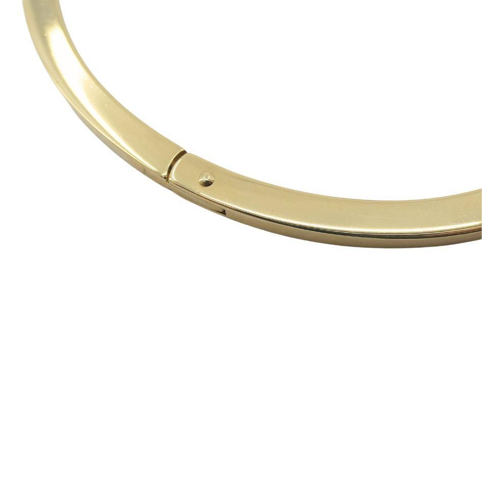 2005 Bracelet à charnière en or 18k de Cartier Menotte en vente 8