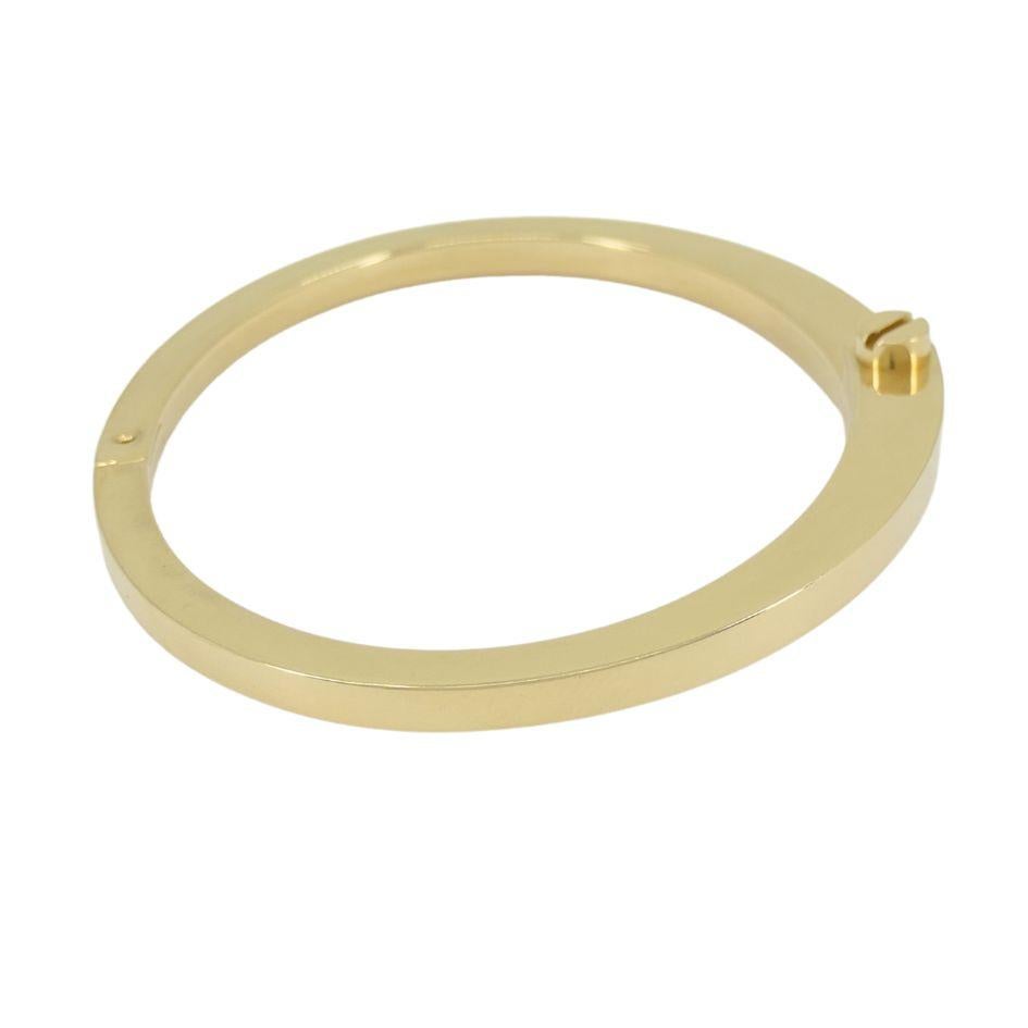 2005 Bracelet à charnière en or 18k de Cartier Menotte en vente 2