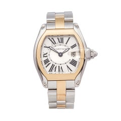 2005 Cartier Roadster Steel & Yellow Gold 2675 Wristwatch