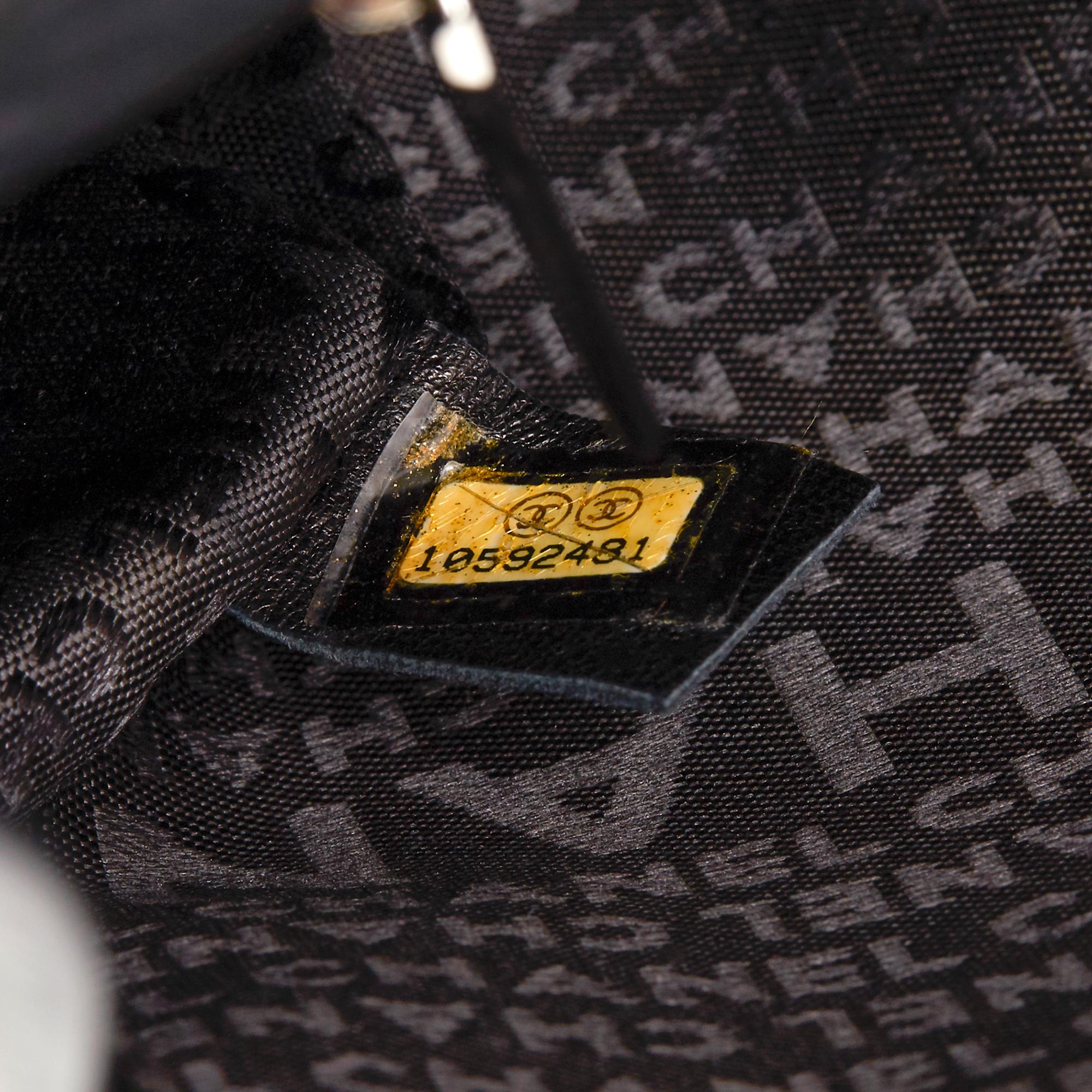 2005 Chanel Black Quilted Aged Calfskin Leather Timeless Messenger Flap Bag 5
