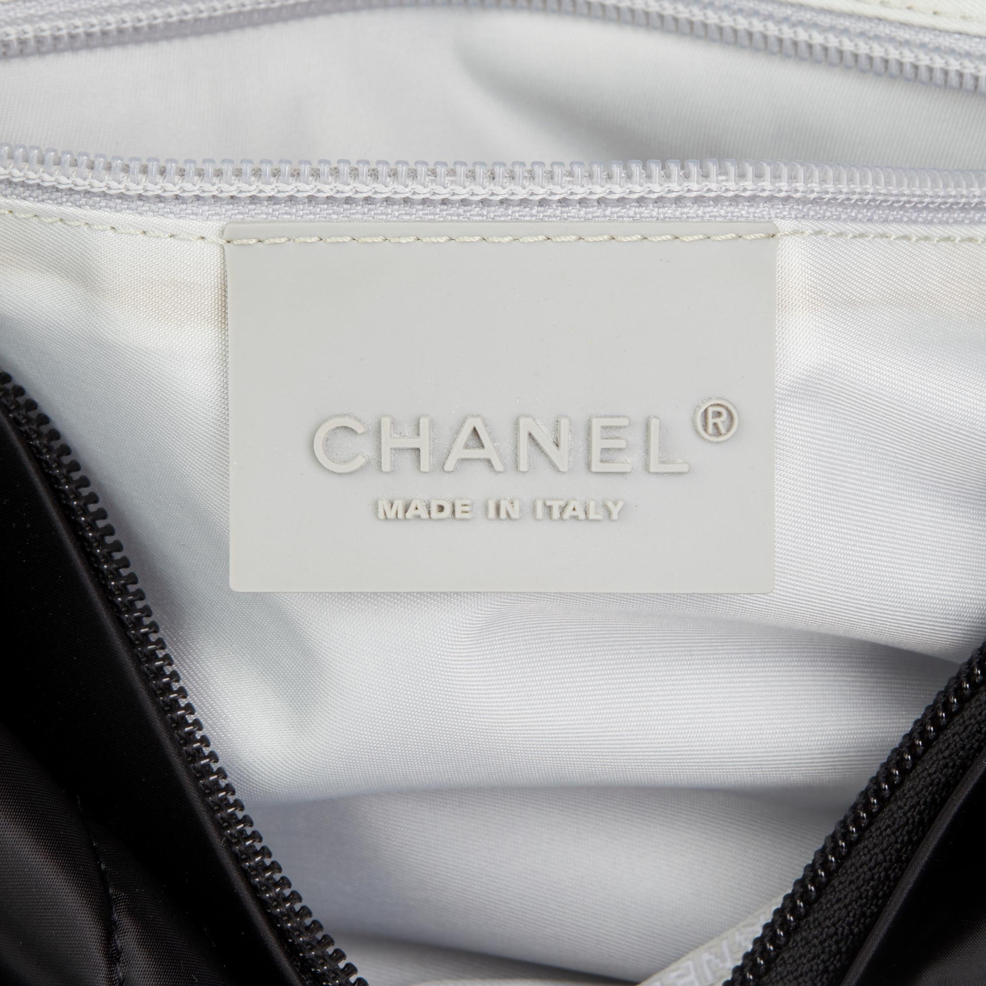 2005 Chanel Black Quilted Nylon Sports Line Backpack 2