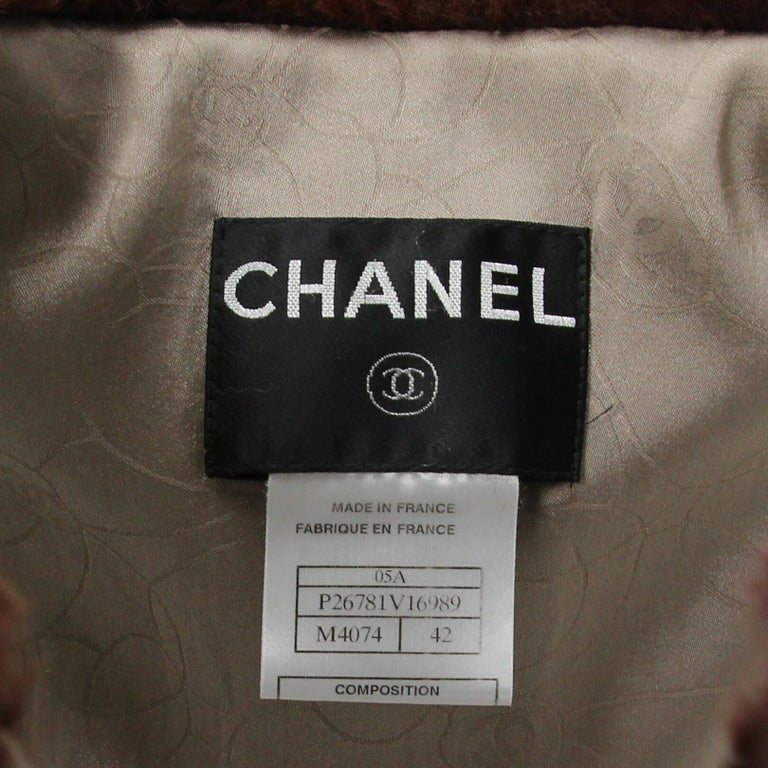 2005 Chanel Furry Tweed Jacket at 1stDibs