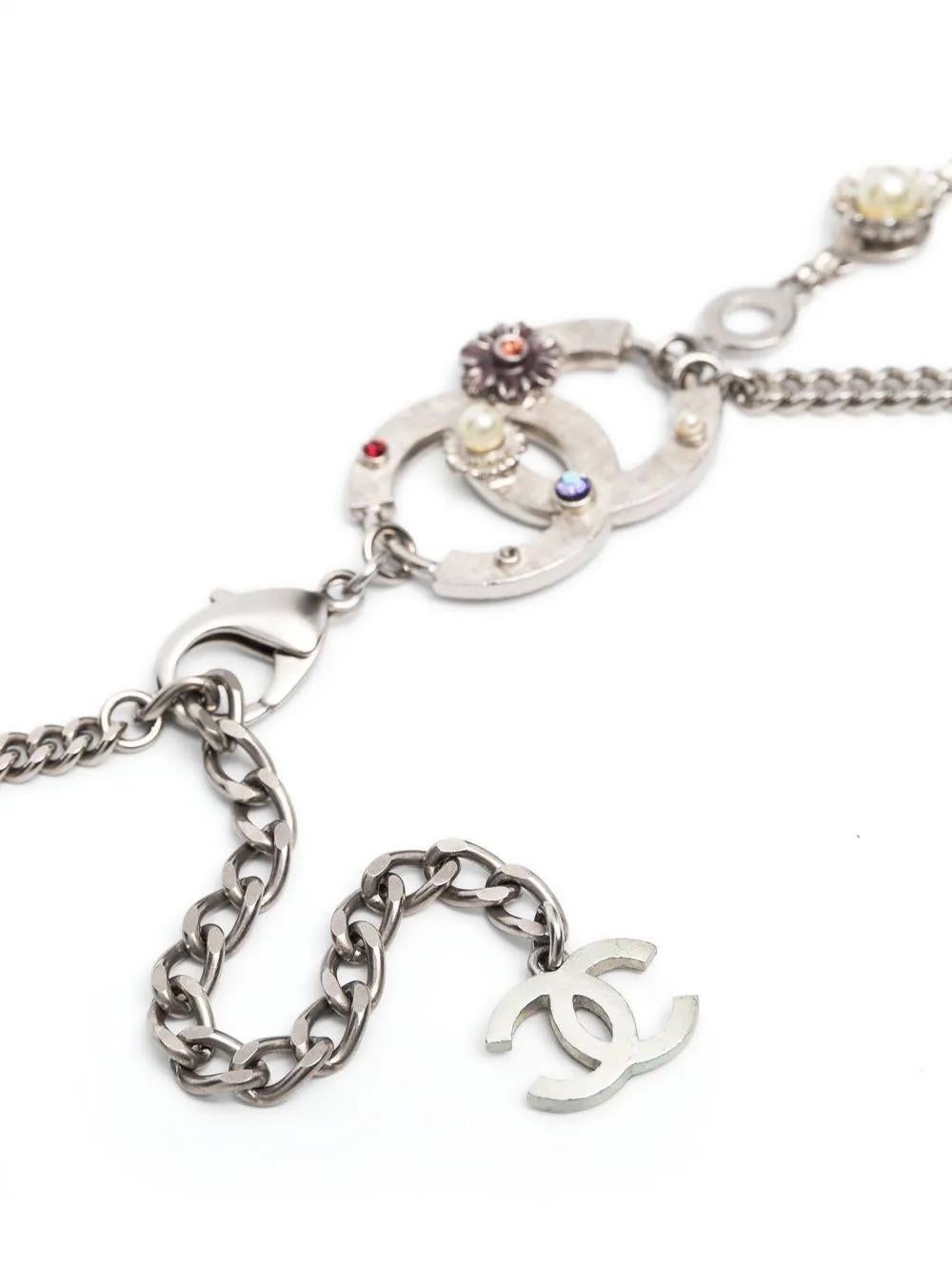 2005 Chanel Logo Catwalk Chain Belt For Sale 1