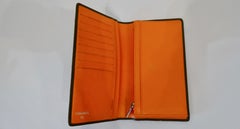 Chanel 2005 Olive Green Lambskin Bi-Fold Wallet