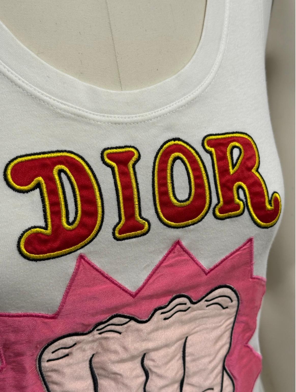 2005 Christian Dior by Galliano Laufsteg-Tanktop im Angebot 1