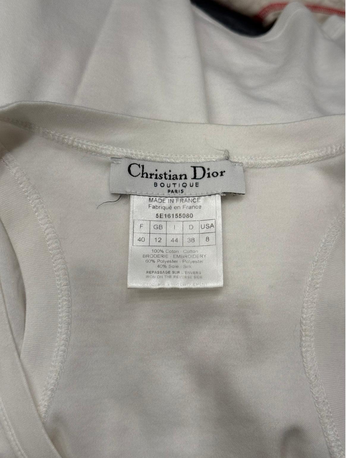 2005 Christian Dior by Galliano Laufsteg-Tanktop im Angebot 3