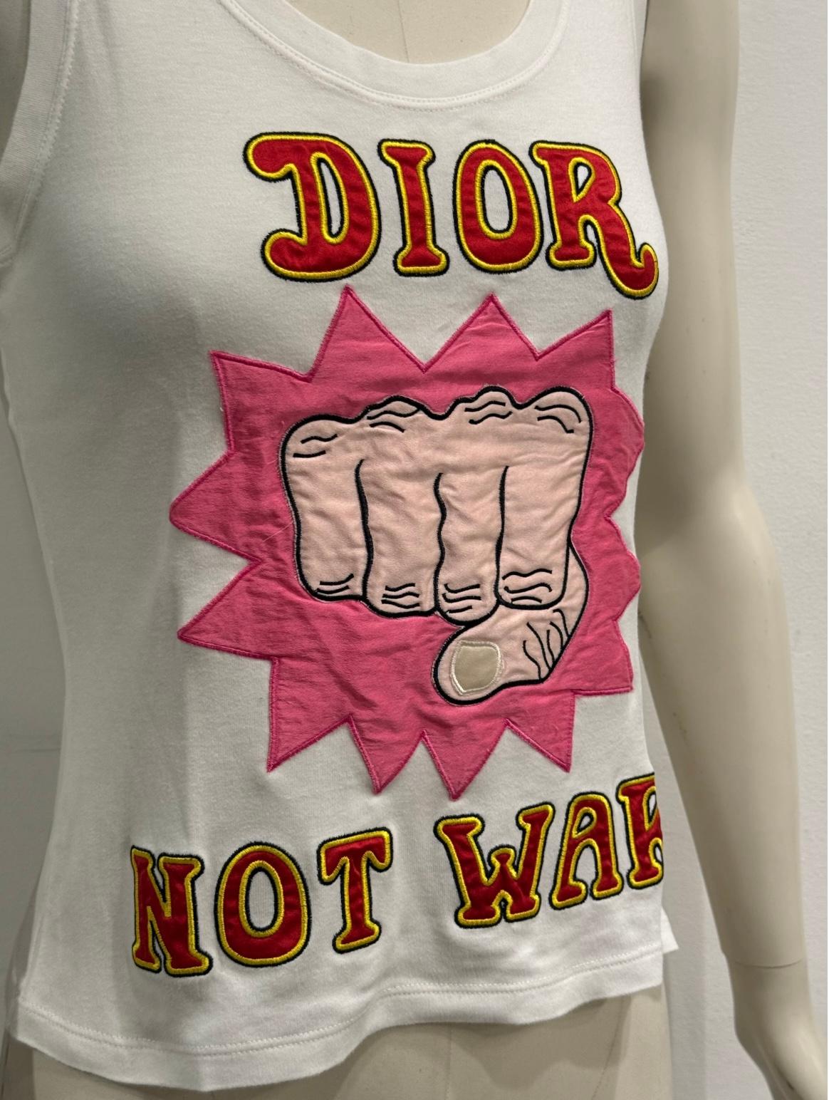 2005 Christian Dior by Galliano Laufsteg-Tanktop im Angebot 4