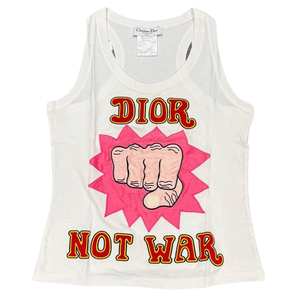2005 Christian Dior by Galliano runway tank top