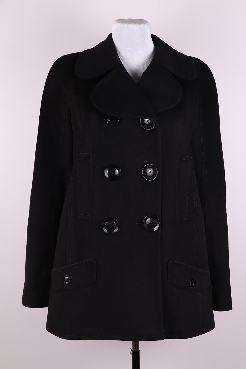 2005 Christian Dior & Galliano Manteau en laine et cachemire en vente 1