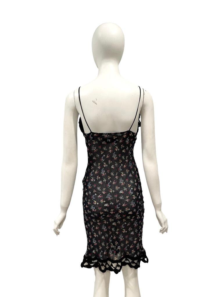Beige 2005 Comme des Garcons floral semi sheer For Sale