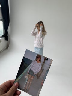 2005 Galliano for Christian Dior Runway Dress Spring / summer 2005 Multiple colo