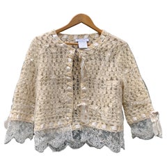 2005 Galliano für Christian Dior Laufsteg Tülljacke Frühjahr / Sommer 2005
