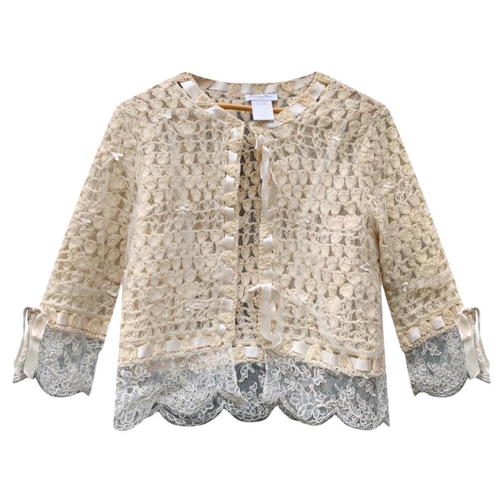 2005 Galliano for Christian Dior Runway tulle jacket Spring / summer 2005