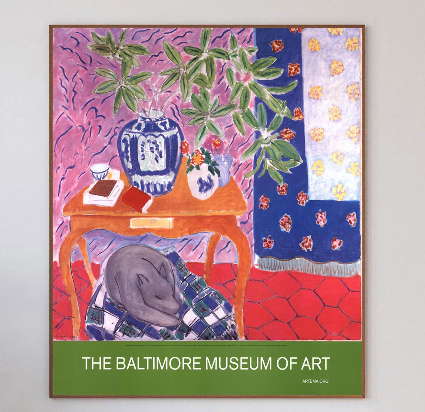 2005 Henri Matisse - Museo de Arte de Baltimore Póster original de época Siglo XXI y contemporáneo en venta