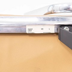 2005 Herman Miller Eames Soft Pad Executive Desk Chairs In Tan Leather