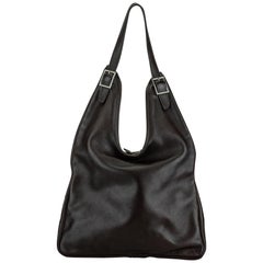 2005 Hermès Brown Masai Shoulder Bag