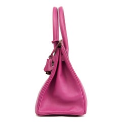 2005 Hermès Cyclamen Epsom Leather Birkin 30cm