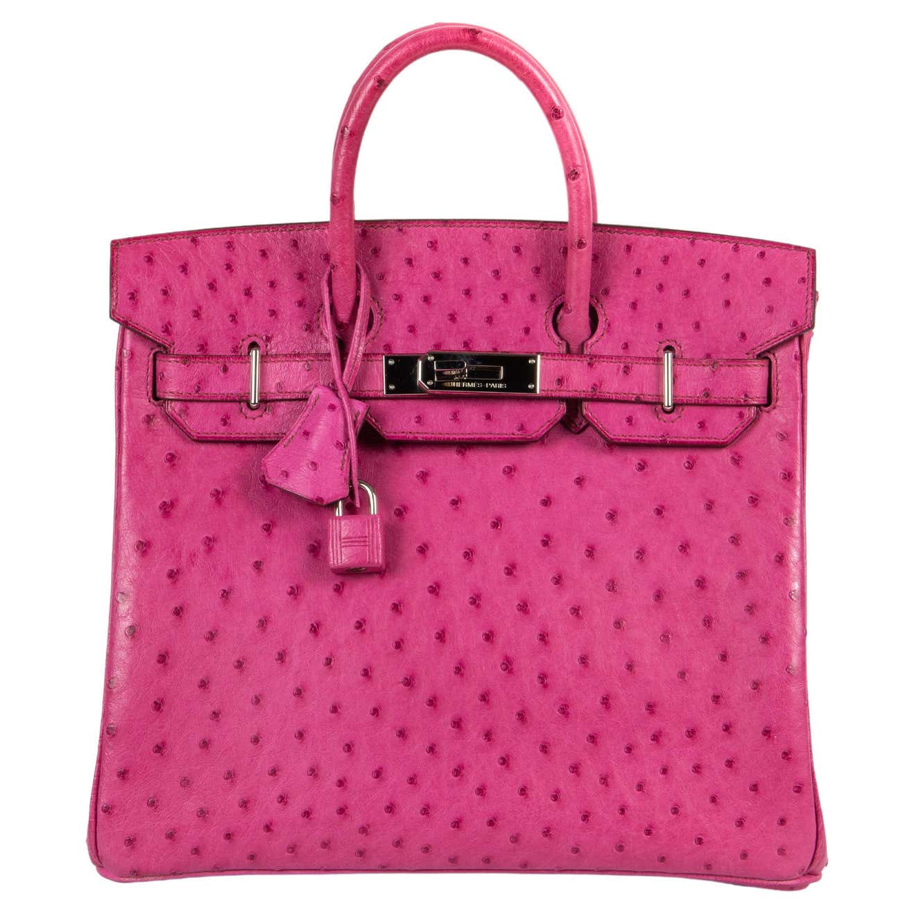2005 Hermès Fuchsia Pink Ostrich Birkin 28 For Sale at 1stDibs | birkin ...