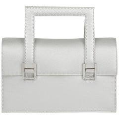 2005 Hermès Silver Metallic Chevre Leather 365 PM