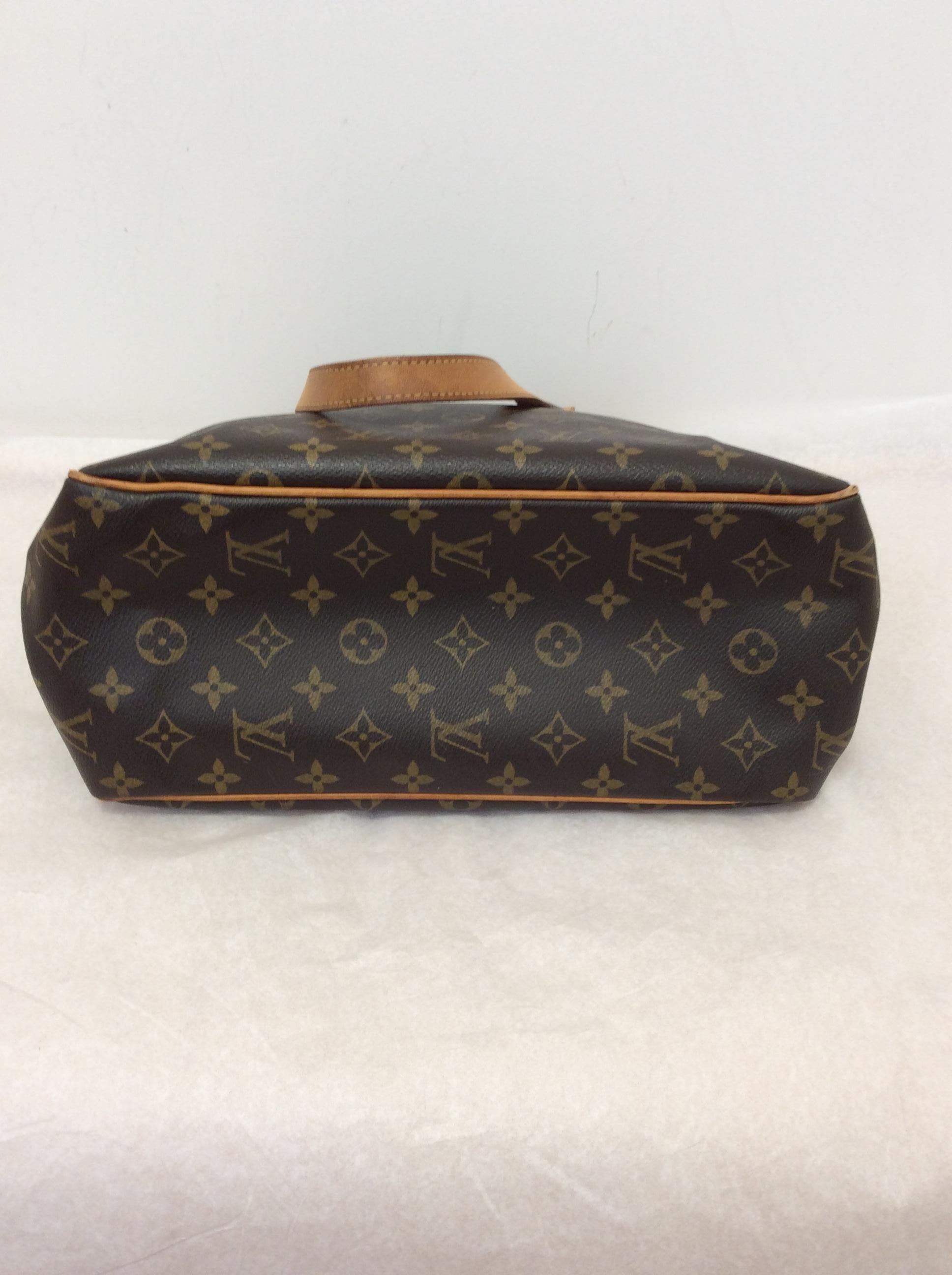 Black 2005 Louis Vuitton Batignolles Monogram Vertical Canvas Handbag