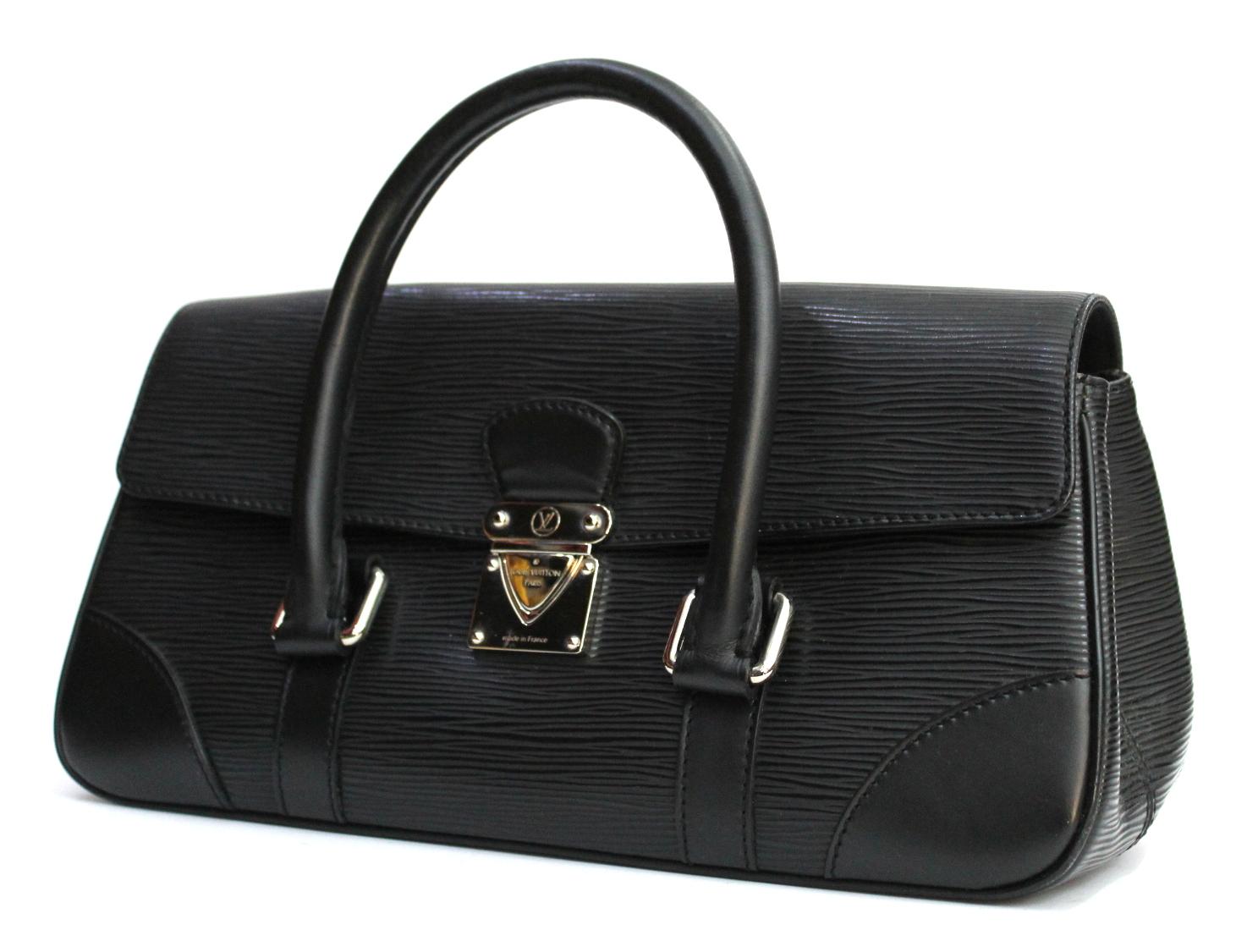Women's 2005 Louis Vuitton Black Epi Leather Segur Bag