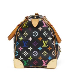 2005 Louis Vuitton Black Multicolour Monogram Coated Canvas Speedy 30