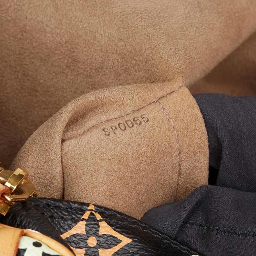 2005 Louis Vuitton Black Multicolour Monogram Coated Canvas Speedy 30 1