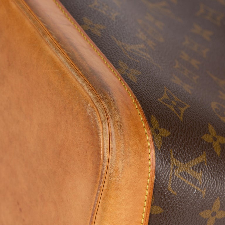 LOUIS VUITTON Brown Monogram Coated Canvas and Vachetta Leather Alma PM at  1stDibs