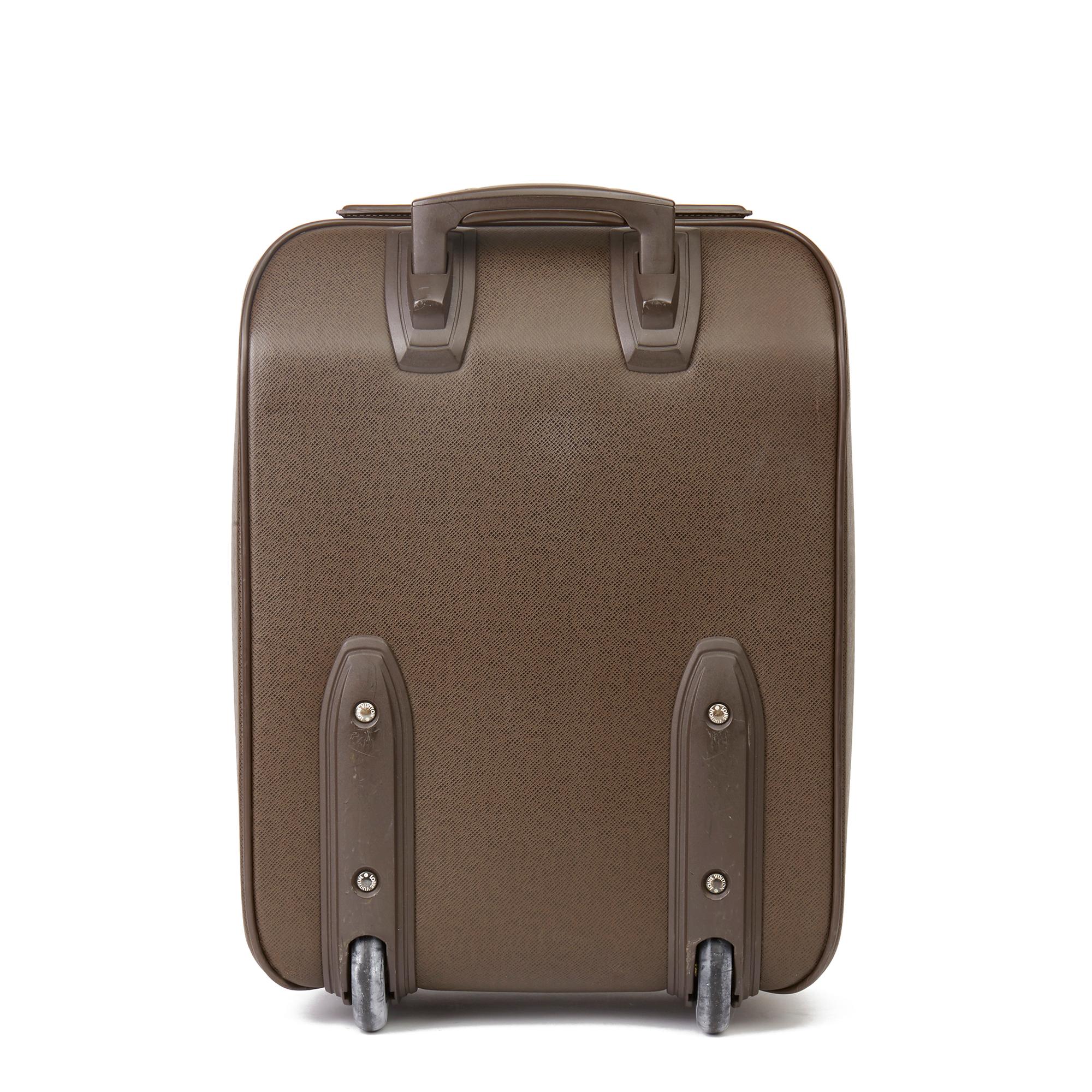 2005 Louis Vuitton Brown Taiga Leather Pegase 45 Rolling Case 1