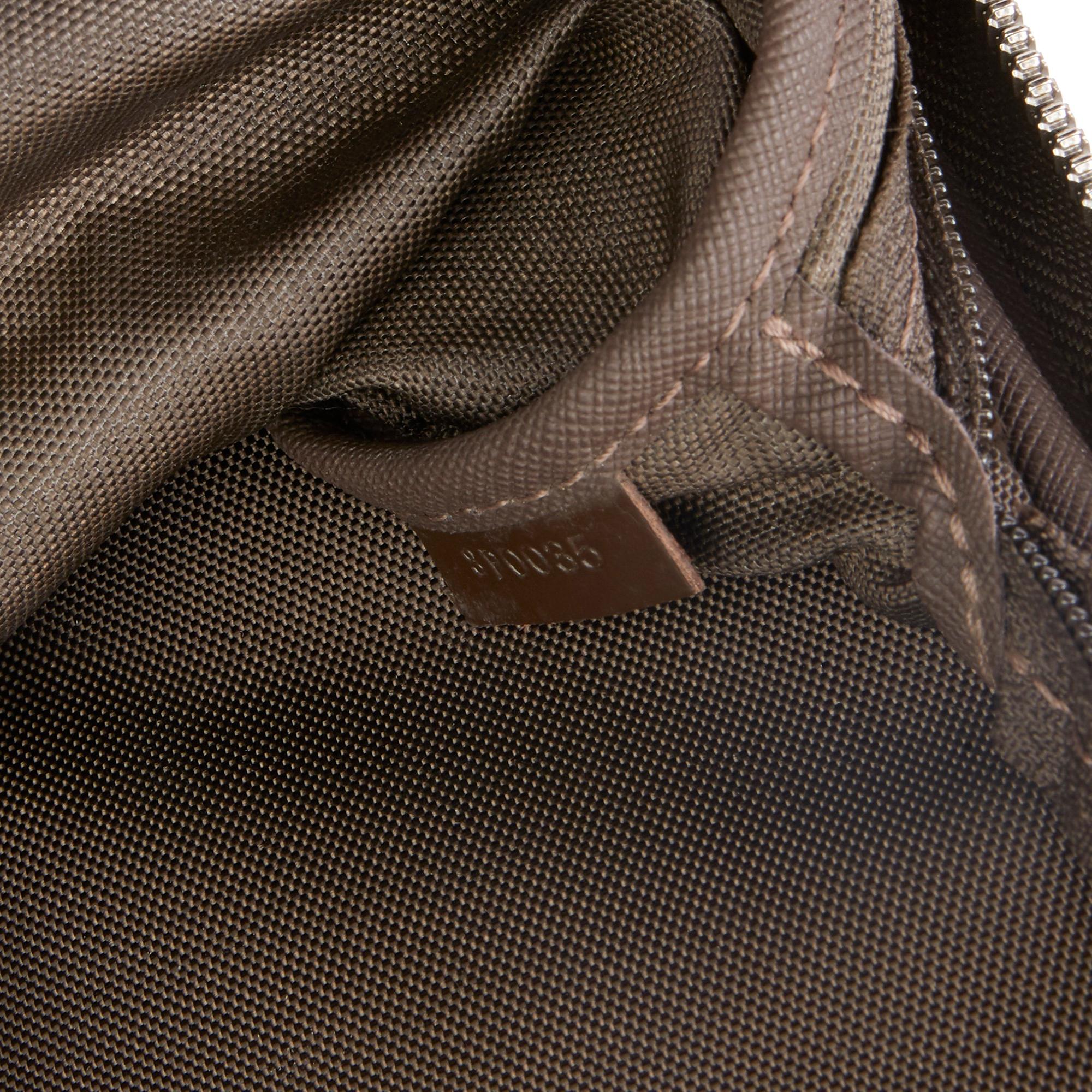 2005 Louis Vuitton Brown Taiga Leather Pegase 45 Rolling Case 5