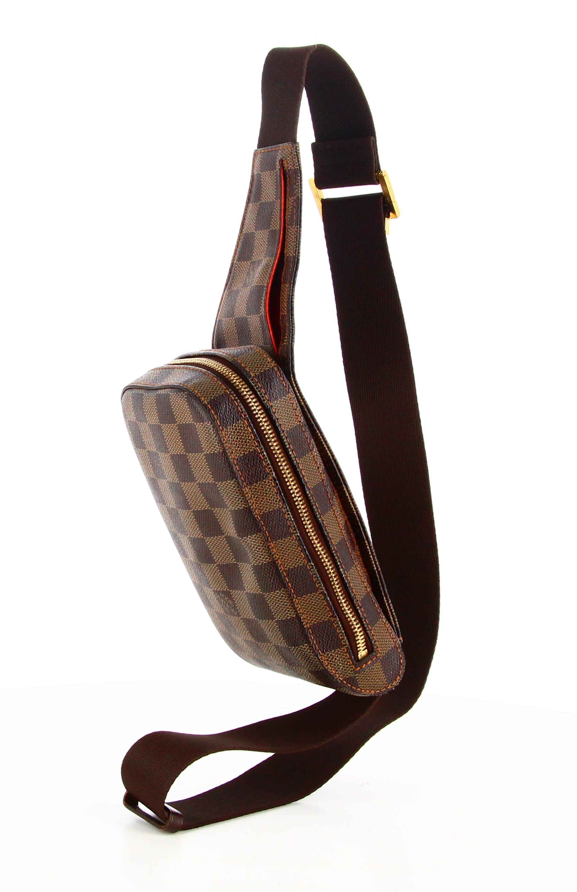 2005 Louis Vuitton Damier Ebene Shoulder Bag  In Good Condition For Sale In PARIS, FR