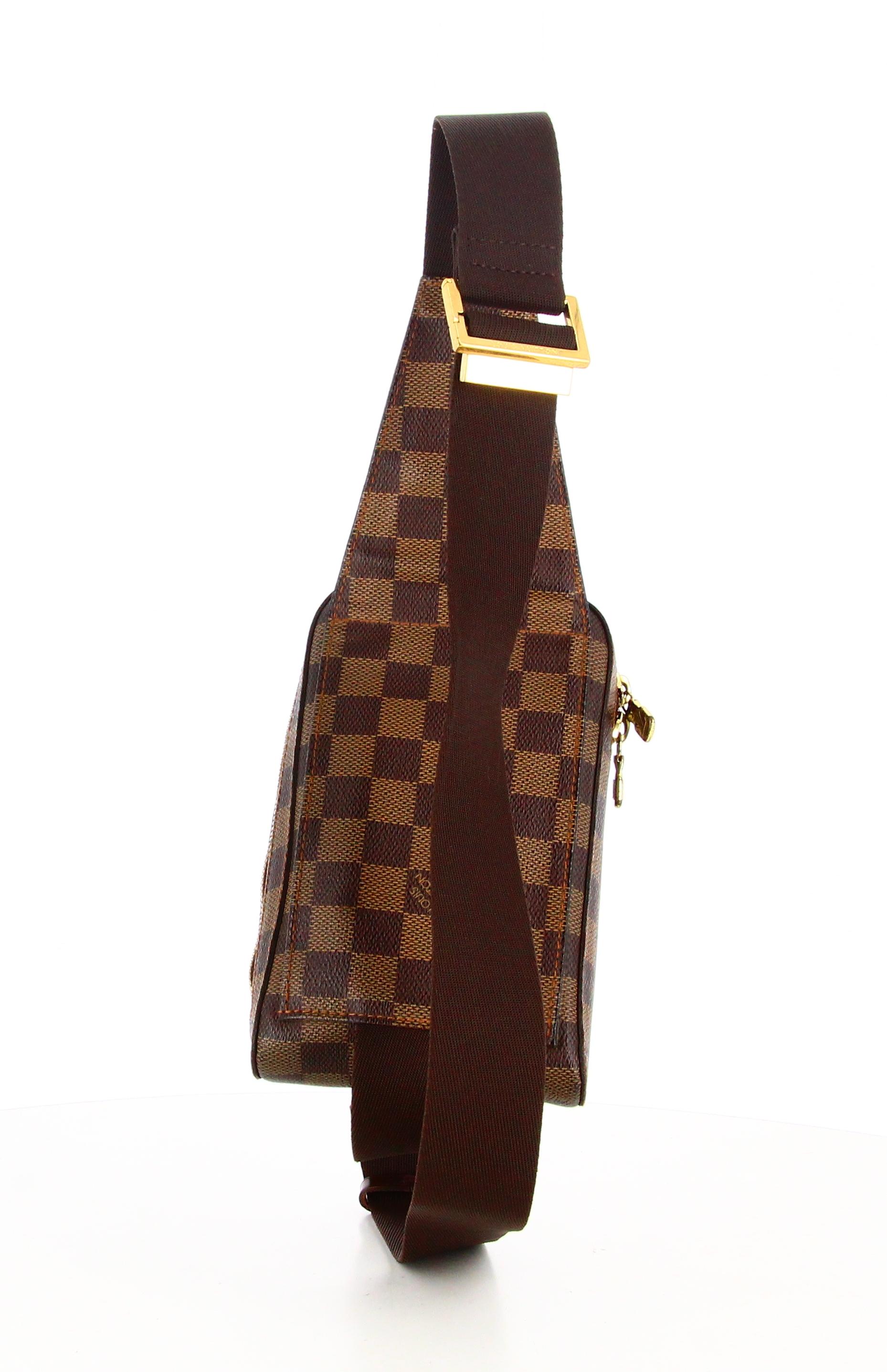 2005 Louis Vuitton Damier Ebene Shoulder Bag en vente 2