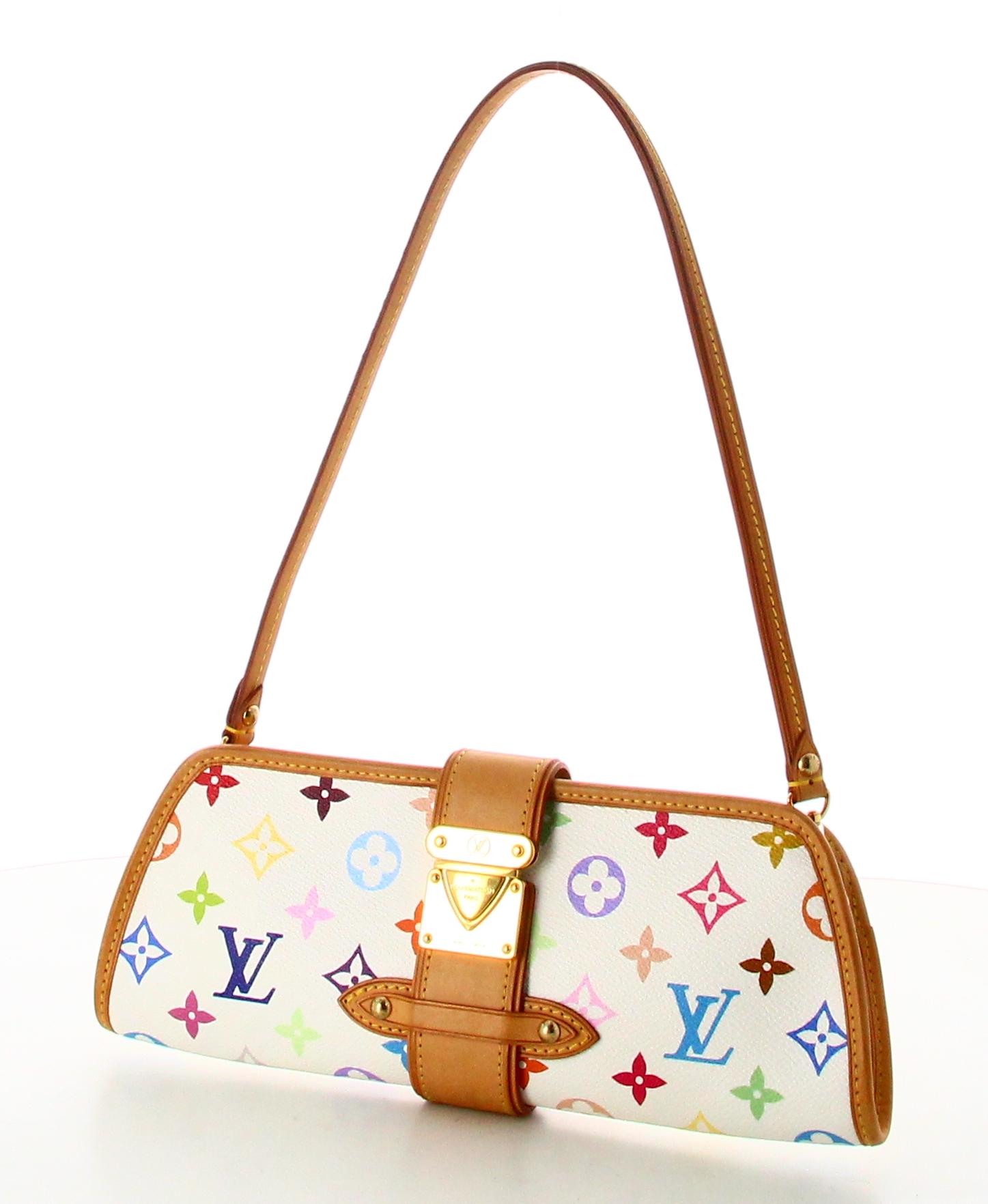 2005 Louis Vuitton Shirley Multicolor Handbag In Good Condition In PARIS, FR