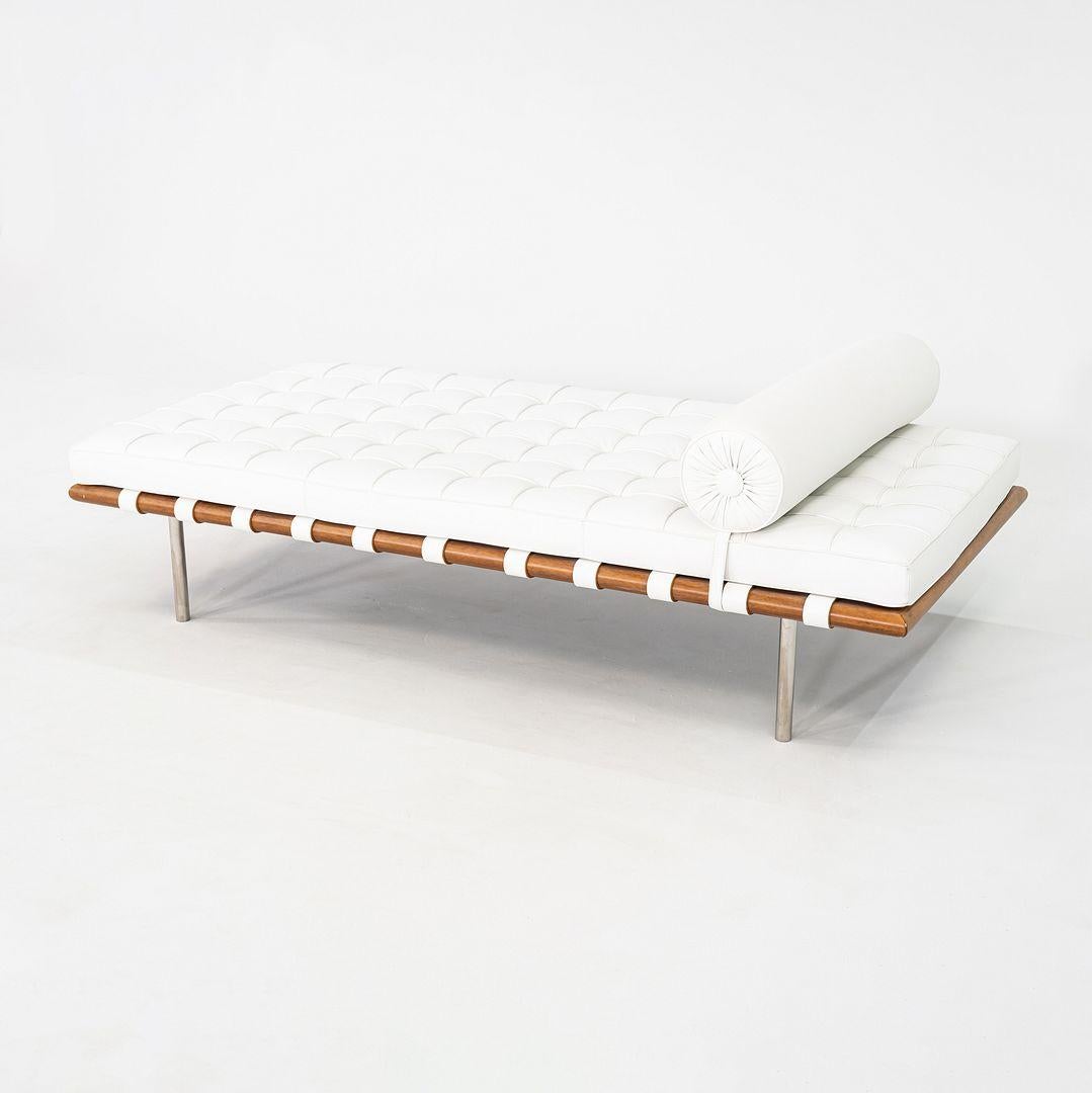 Moderne Méridienne Barcelona de Mies van der Rohe pour Knoll en cuir Spinneybeck Espana, 2005 en vente