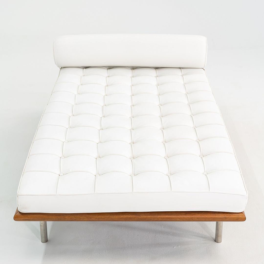 Américain Méridienne Barcelona de Mies van der Rohe pour Knoll en cuir Spinneybeck Espana, 2005 en vente