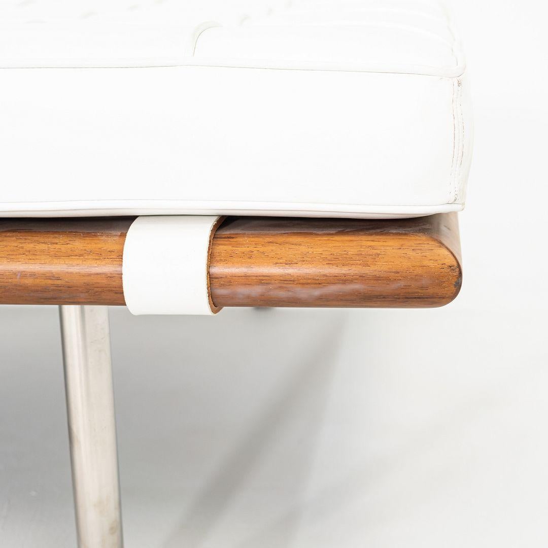 Méridienne Barcelona de Mies van der Rohe pour Knoll en cuir Spinneybeck Espana, 2005 en vente 2