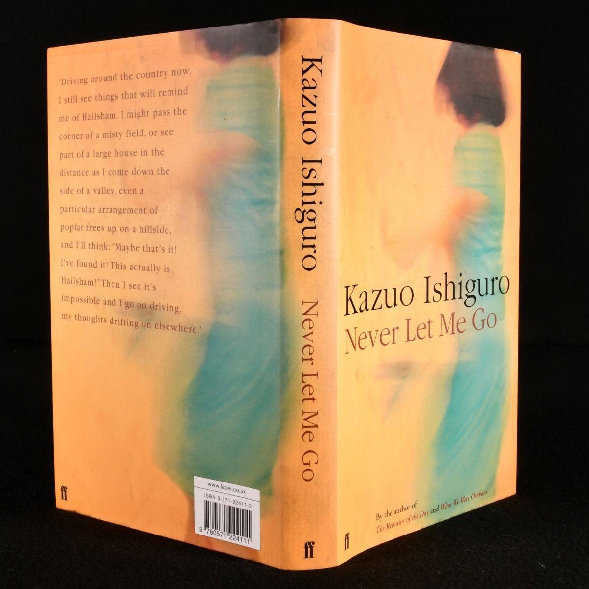 A signed first edition of Kazuo Ishiguro's award winning work of speculative science fiction. A lovely copy of this important work.

The signed first edition, first impression of this immensely successful novel from Nobel Prize for Literature