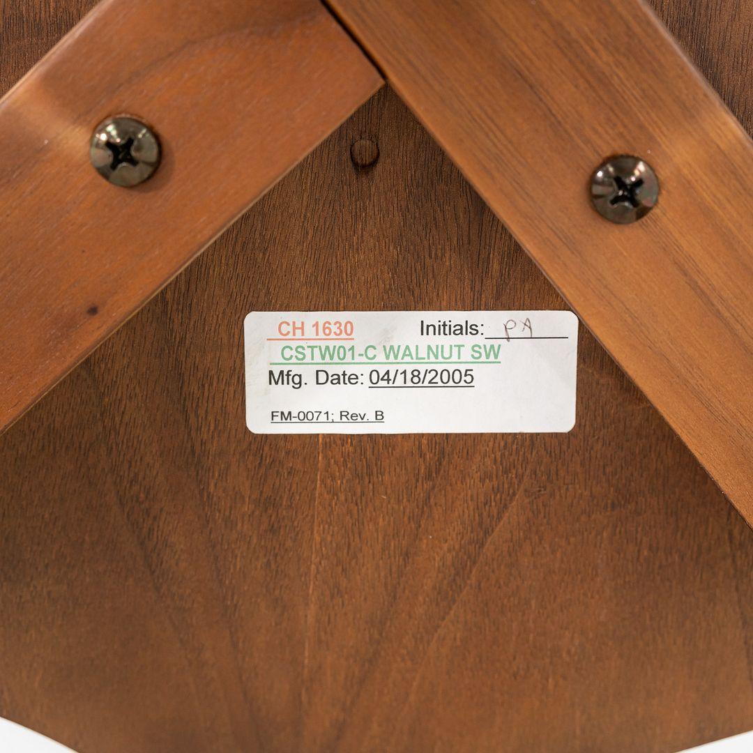2005 Norman Cherner for Cherner Chair Company Walnut Counter Height Stool For Sale 3