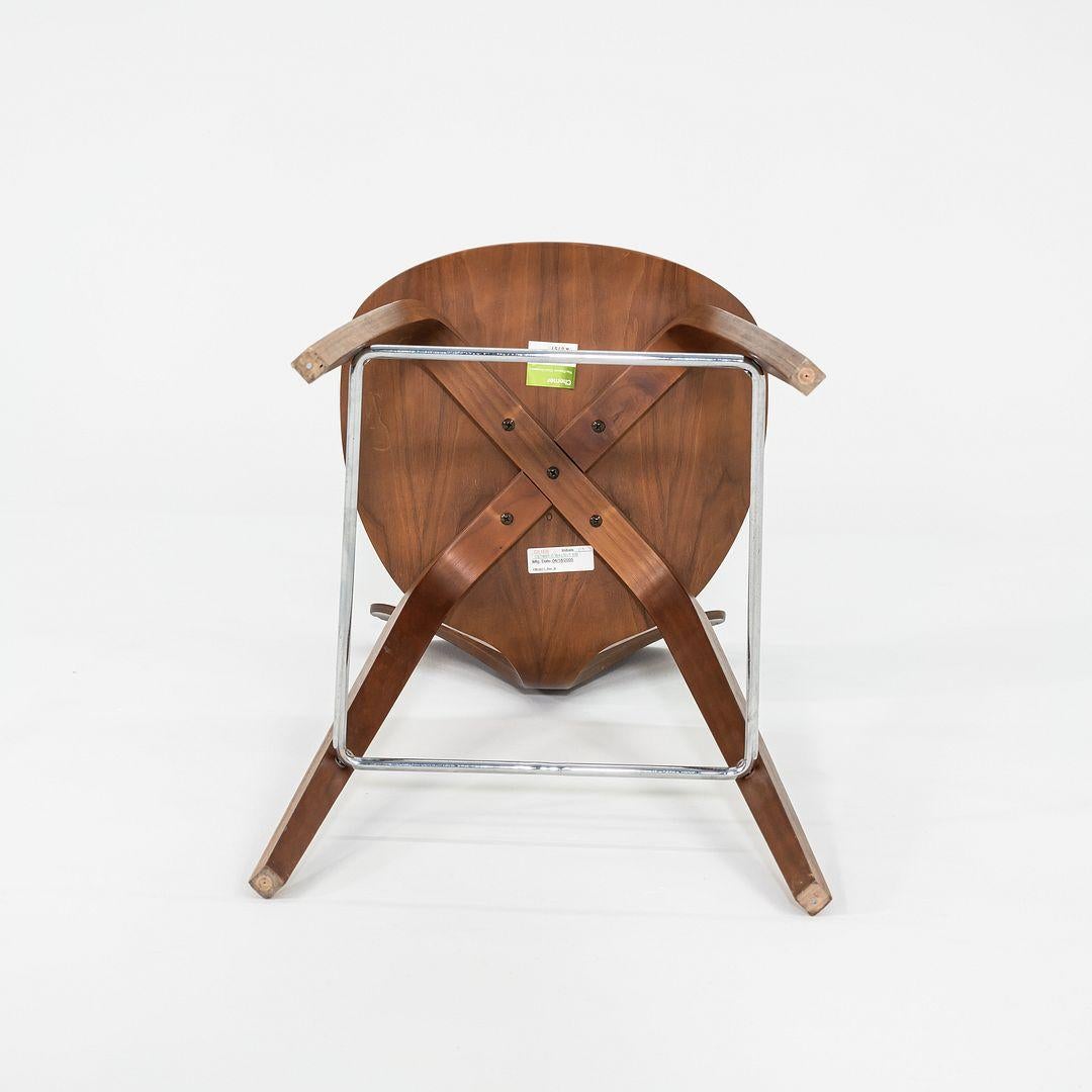 2005 Norman Cherner for Cherner Chair Company Walnut Counter Height Stool For Sale 2
