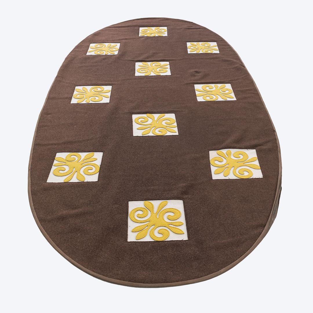 2005 Paola Lenti Alfombra Marrón Made in Italy 5 x 12 pies 3x Disponible Hilo en venta
