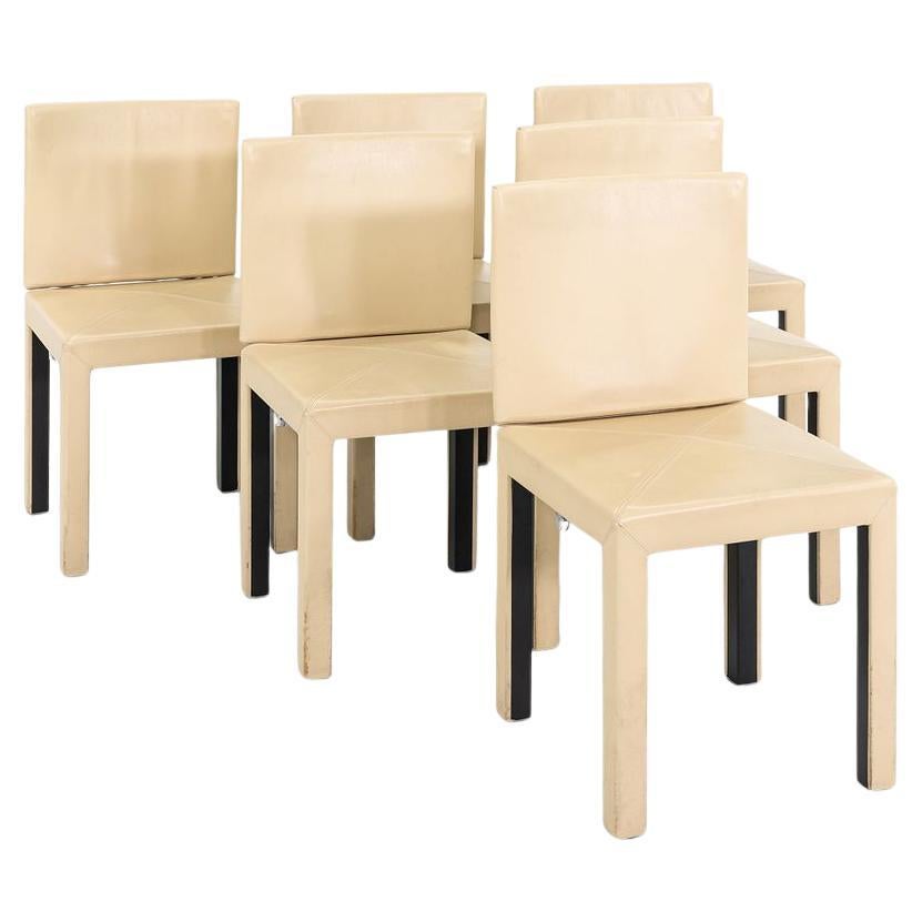 2005 Paolo Piva for B&B ltalia Arcadia Dining Side Chair in Tan Leather