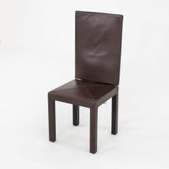 2005 Paolo Piva for B&B ltalia Arcadia High Back Dining Side Chair in Leather