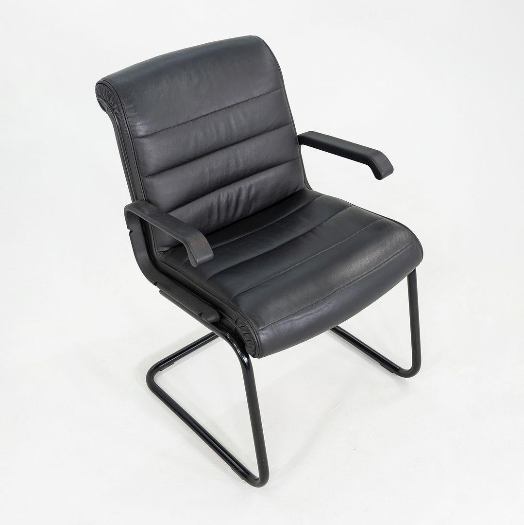 Moderno 2005 Richard Sapper per Knoll - Sedie Executive in pelle nera in vendita