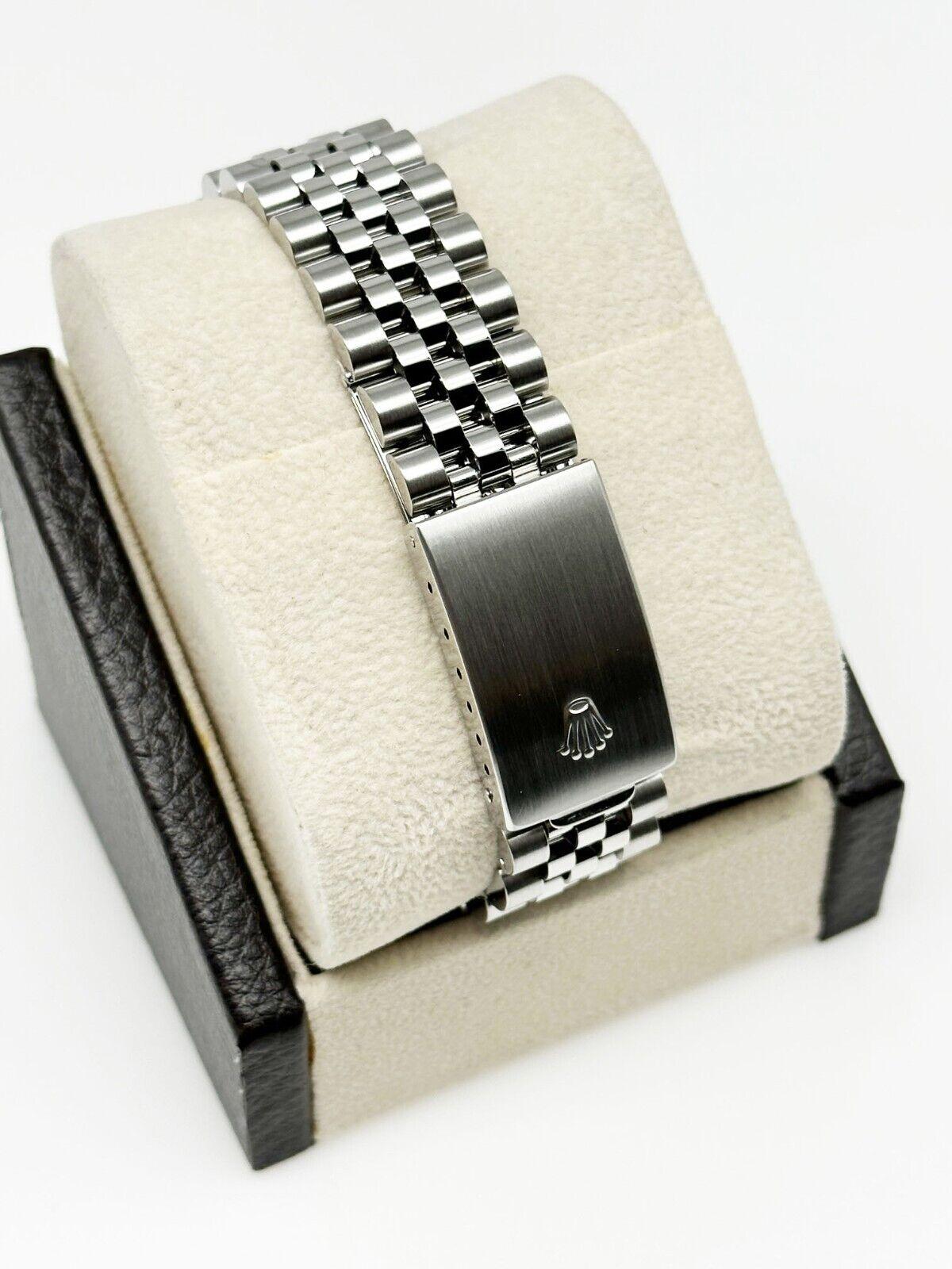 2005 Rolex Datejust 16220 Schwarzes Zifferblatt Edelstahl-Kastenpapier 1