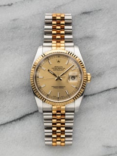 2005 Rolex Datejust 36 116233 Two-Tone Auto Champagne Dial 36mm