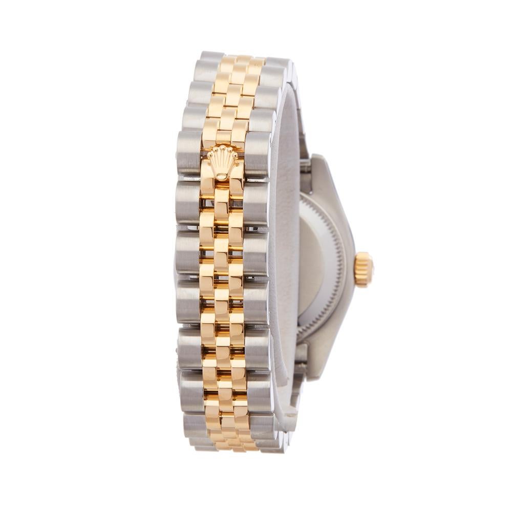 Women's 2005 Rolex Datejust Steel and Yellow Gold 179173 Wristwatch
